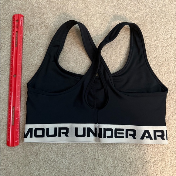 Under Armour Black and White Sports Bra - Picture 2 of 3